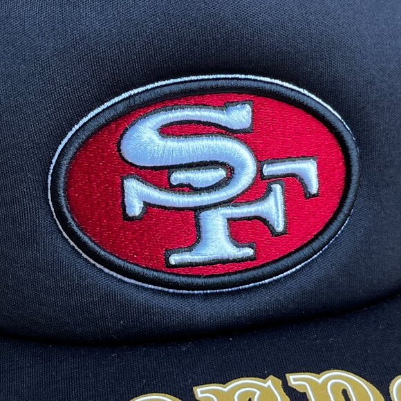 MITCHELL & NESS NFL SAN FRANCISCO 49ERS PRO PINCH TRUCKER SNAPBACK HAT NEW - Picture 3 of 5